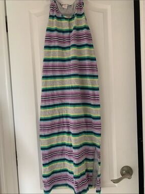 Gymboree Striped Maxi Skirt in Purple, Teal & Yellow